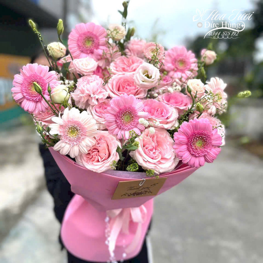 Hoa Bó Hồng Xinh Tươi